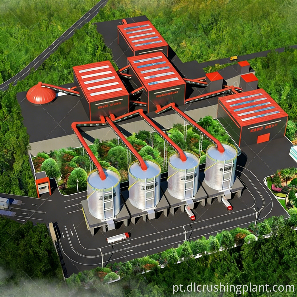 Linha de produção inteligente de britagem de pedra Intelligent Stone Crushing Production Line